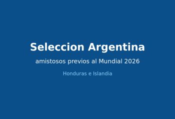 Imagen de la Selección Argentina y sus amistosos previos al Mundial 2026