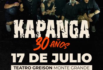 Kapanga lleva su fiesta rockera a Monte Grande