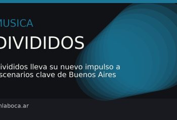 Divididos lleva su nuevo impulso a escenarios clave de Buenos Aires