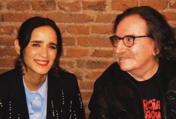 Charly García y Julieta Venegas en la presentación de Norteña en Buenos Aires