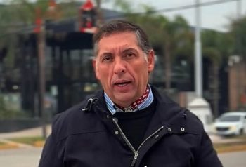 Lisandro Catalán en una toma de archivo durante una declaración pública.