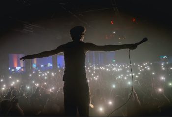 Bandalos Chinos en una foto de prensa por su show en Buenos Aires