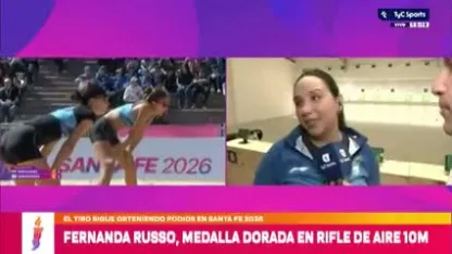 Fernanda Russo ganó otro oro para Argentina en rifle de aire en Santa Fe 2026