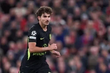 Julián Álvarez durante un partido de Atlético de Madrid