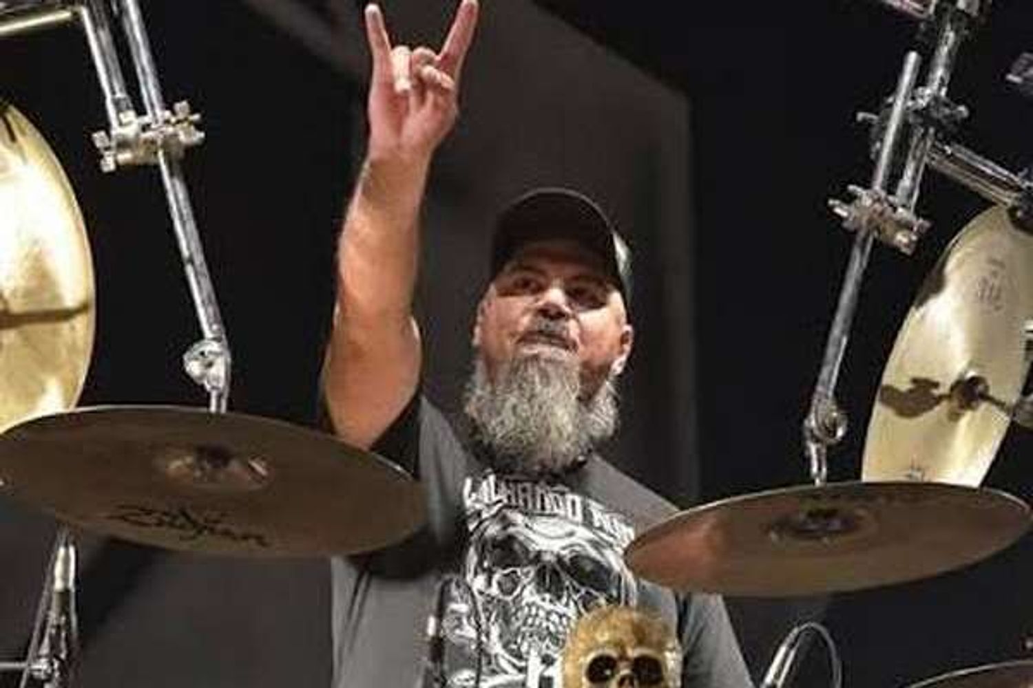 Claudio Pato Strunz, histórico baterista del heavy metal argentino