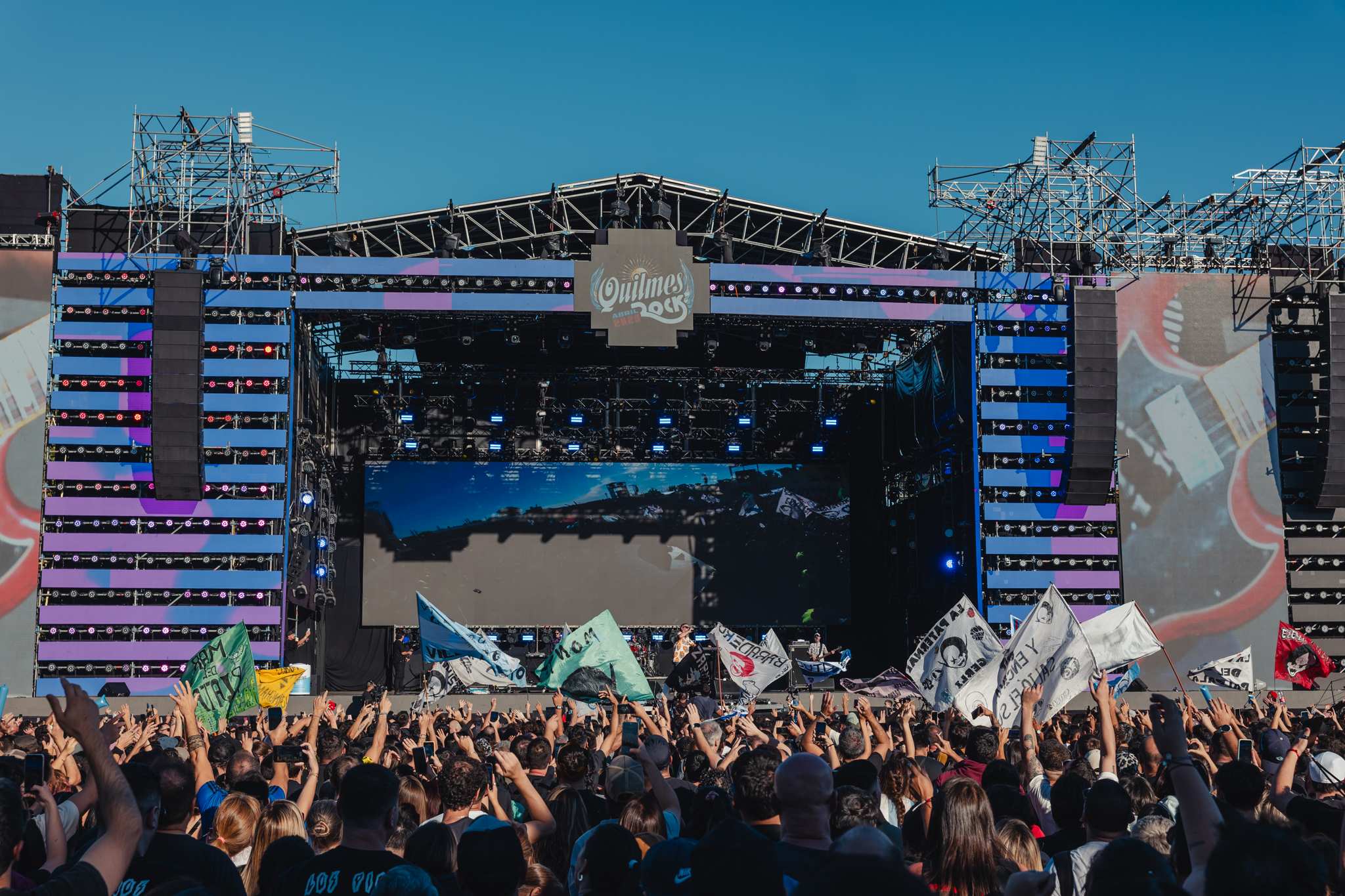 Kapanga en una edición reciente del Quilmes Rock