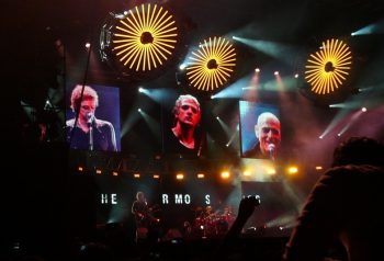 Soda Stereo en vivo durante la gira de regreso de 2007