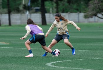 Entrenamiento de la Selección Argentina femenina Sub 17, imagen de archivo de la preparación