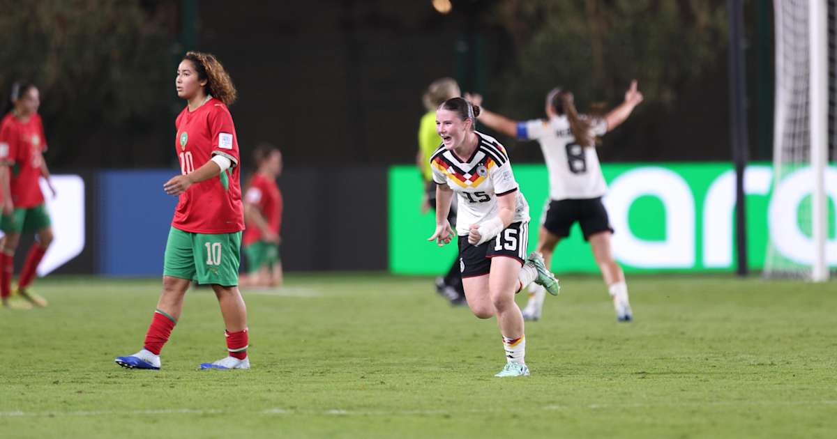 Alemania y Marruecos en el Mundial Sub 17