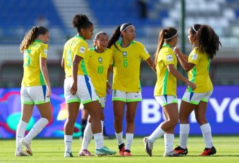 Helena Vieira Rodrigues celebra con Brasil