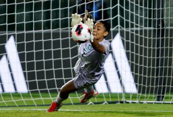 Nathy, arquera de Brasil, durante el Mundial Sub 17. Foto: Joern Pollex/FIFA/FIFA via Getty Images, vía CBF.