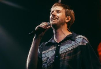 Sebastián Andersen, cantante de El Plan de la Mariposa — fotografía de archivo