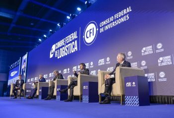 Panel de gobernadores en la segunda Cumbre Federal de Logística, el 16 de octubre de 2026