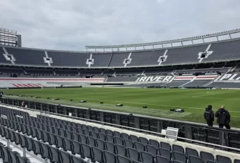 Estadio Monumental en la previa de Argentina contra Burkina Faso