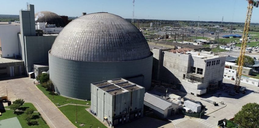 Instalaciones del complejo nuclear de Atucha, imagen de archivo