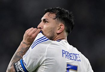 Leandro Paredes con Boca en Brasil